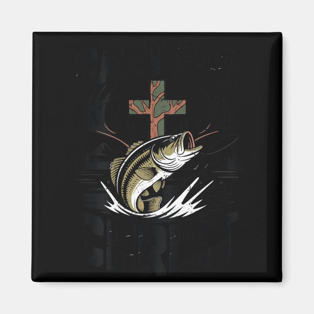Jugend-Tarnanzug christliche Fischerei Glaube bese Magnet (Vorne)