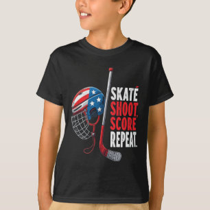 Jugend Usa Eishockey Trikot Eis Jungen Hockey Gebu T-Shirt