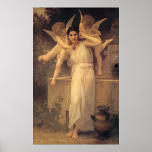 Jugend von Bouguereau, Portrait über Viktorianisch Poster