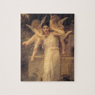 Jugend von Bouguereau, viktorianisches Engelsportr Puzzle