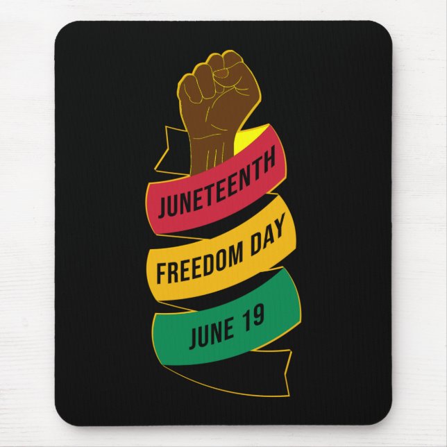 Jugendfreiheitstag Schwarze Geschichte Mousepad (Vorne)
