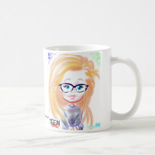 Jugendlich Kunst-Karikatur-Tasse 2015a Tasse