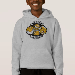Jugendlich Titanen gehen! Burger gegen Burritos Hoodie