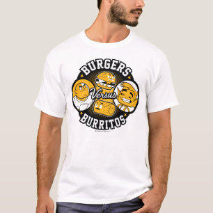 Jugendlich Titanen gehen! Burger gegen Burritos T-Shirt