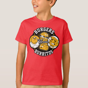 Jugendlich Titanen gehen!   Burger gegen Burritos T-Shirt