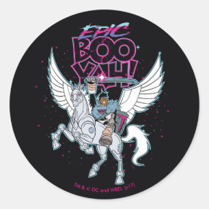 Jugendlich Titanen gehen!   KriegerCyborg, der Runder Aufkleber