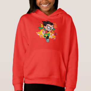Jugendlich Titanen gehen! Robins Arsenal-Grafik Hoodie