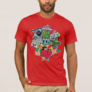 Jugendlich Titanen gehen! Team-Gruppen-Grafik T-Shirt