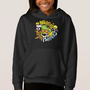 Jugendlich Titanen gehen! Tier-Jungen-Waffeln Hoodie