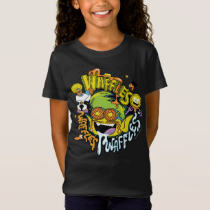 Jugendlich Titanen gehen! Tier-Jungen-Waffeln T-Shirt
