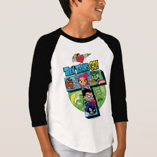 Jugendlich Titanen gehen!   Titan-Turm-Collage T-Shirt