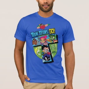 Jugendlich Titanen gehen!   Titan-Turm-Collage T-Shirt