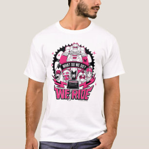 Jugendlich Titanen gehen! "wir reiten" Retro T-Shirt