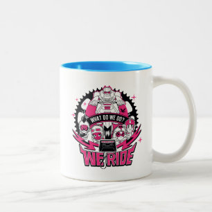 Jugendlich Titanen gehen!   "wir reiten" Retro Zweifarbige Tasse