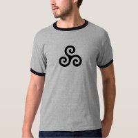 Jugendlich Wolf inspiriertes Triskelion