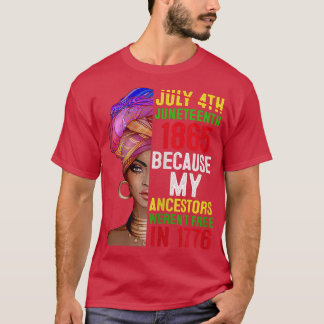Jugendliche 1865 Freiheitstag Vorfahren nicht F T-Shirt