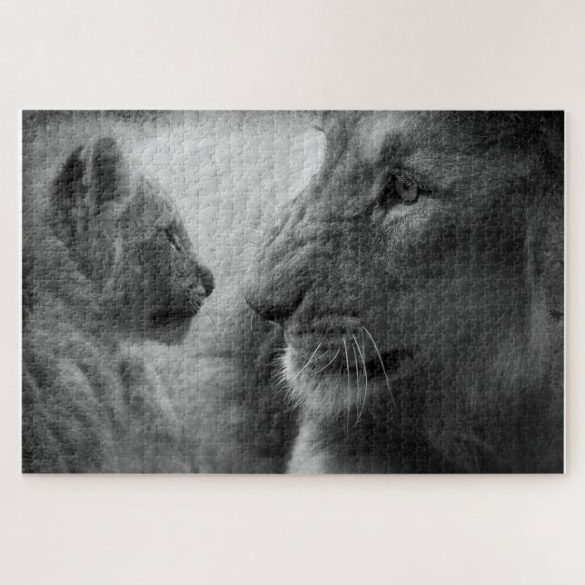 Jugendliche; Aber Vater Puzzle (Horizontal)