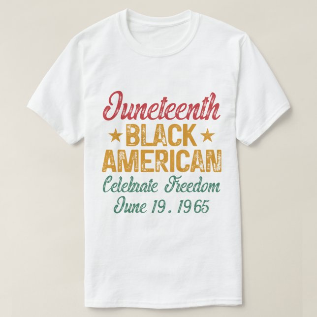 Jugendliche Coole schwarze Amerikaner feiern Freih T-Shirt (Design vorne)