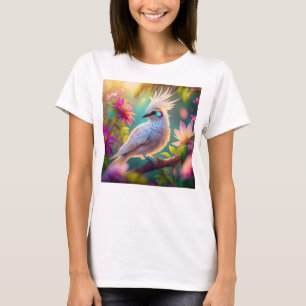 Jugendliche Crested Blush Feder Taube Fantasy Voge T-Shirt