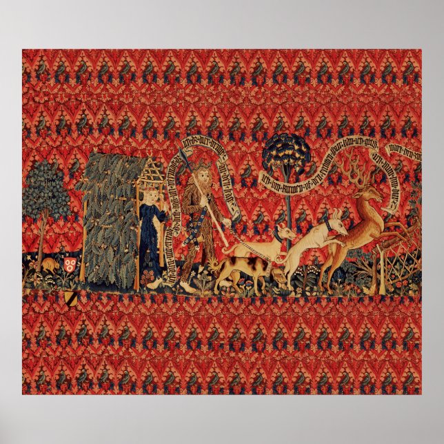 JUGENDLICHE, DIE JUGENDJAHRE HABEN, Tiere, Rote Fl Poster (Vorne)