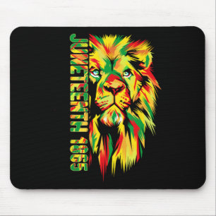 Jugendliche Frauen Afrikanische schwarze Lion 1 Mousepad