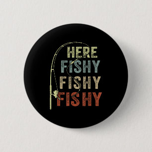 Jugendliche Hier-fischig Fischer-Shirt Jungen Klei Button