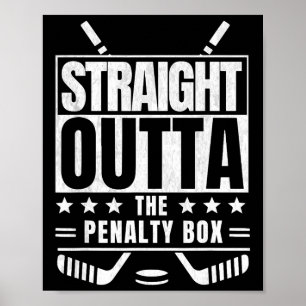 Jugendliche Straight Outta The Penalty Box Kinder  Poster