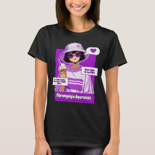 Jugendliche und stilvolle Fibromyalgie-Familienunt T-Shirt