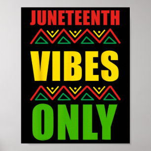 Jugendliche Vibes Only Freedman Frauen Kinder Jung Poster