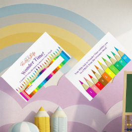 Jugendlicher-Anreiz-Punch der Vorschulsonntagsschu Visitenkarte