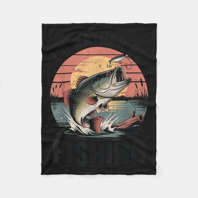 Jugendlicher Ich Würde Eher Mit Angeln-shirt Junge Fleecedecke (Vorderseite)