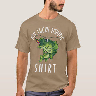 Jugendlicher Junge Mein Glückliches Angeln Lustige T-Shirt