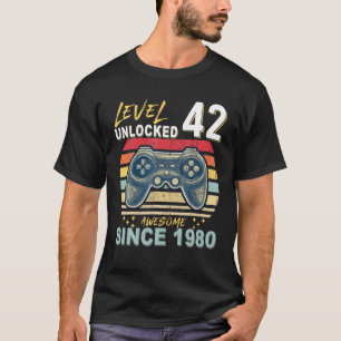 Jugendlicher Level 42 freigeschaltet Awesome seit T-Shirt