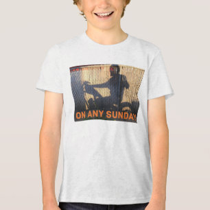 Jugendlicher Motorrad-Enthusiast Tri-Blend Shirt