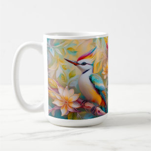 Jugendlicher Regenbogen-Specht-Fantasie-Vogel Kaffeetasse
