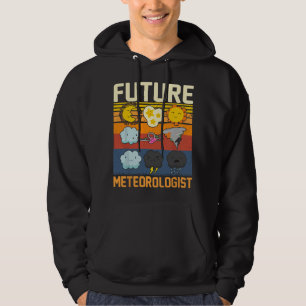 Jugendlicher zukünftiger Meteorologe Wettervorhers Hoodie