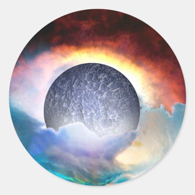 Jugendlichkeit Runder Aufkleber (Vorderseite)