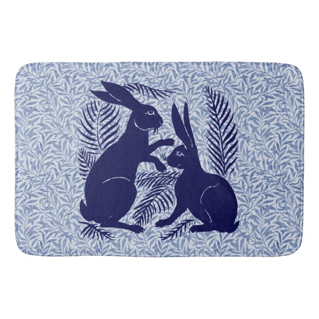 Jugendparadies Rabbits De Morgan und Morris Badematte (Vorderseite)