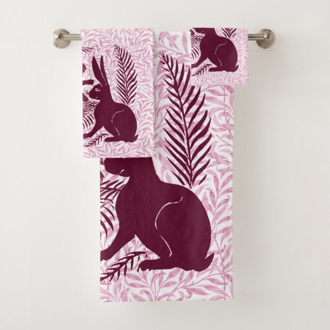 Jugendparadies Rabbits De Morgan und Morris Badhandtuch Set (Insitu)