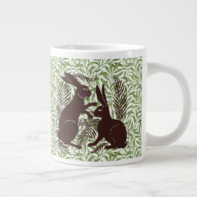 Jugendparadies Rabbits De Morgan und Morris Jumbo-Tasse (Rechts)