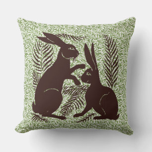 Jugendparadies Rabbits De Morgan und Morris Kissen