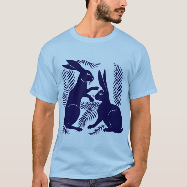 Jugendparadies Rabbits De Morgan und Morris T-Shirt (Vorderseite)