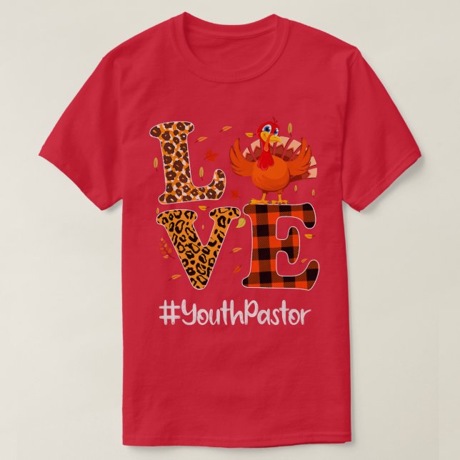 Jugendpasti Liebe Erntedank Leopard Türkei Autu T-Shirt (Design vorne)