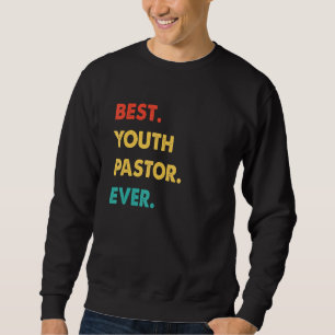 Jugendpastor Beruf Retro Bester Jugendpastor Ev Sweatshirt