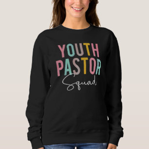 Jugendpastor-Squad Bunter Wertschätzungstag Zurück Sweatshirt