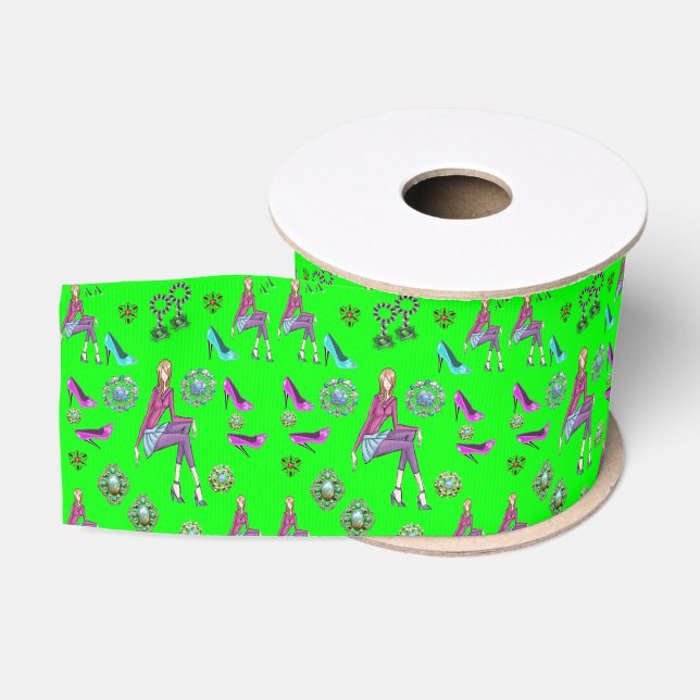 Jugendschuhe Ripsband (Spule)