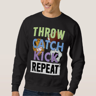 Jugendsport Kinder Baseball Fußball Fußball Sweatshirt