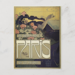 Jugendstil ~ Aleardo Villa ~ Paris Postkarte