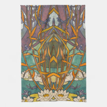 Jugendstil-Alphonse Mucha Blume