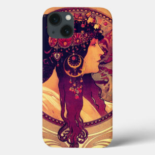 Jugendstil Alphonse Mucha Donna elegante Frau Case-Mate iPhone Hülle
